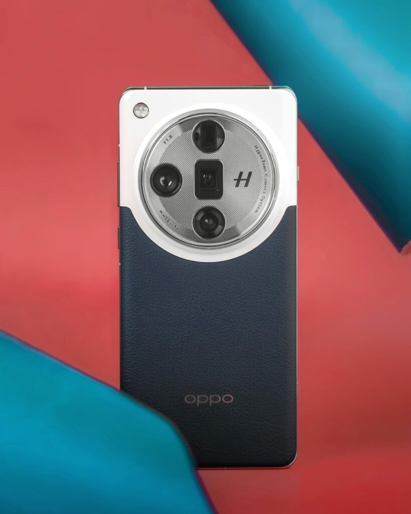 Graphics Design Intro: A Smart Skill for the Digital Age A modern smartphone against a bold red background, showcasing sophisticated design.